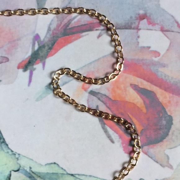 New! Double Crystal Drop Necklace - Picture 5 of 7